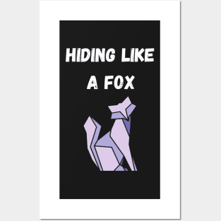 Hiding Like A Fox - Skull Fist Posters and Art